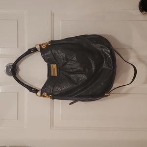 Marc by Marc Jacobs Hillier Hobo Navy Patent leather